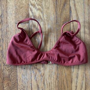 SOLD Gooseberry Seaside Rust Colored Bikini Top